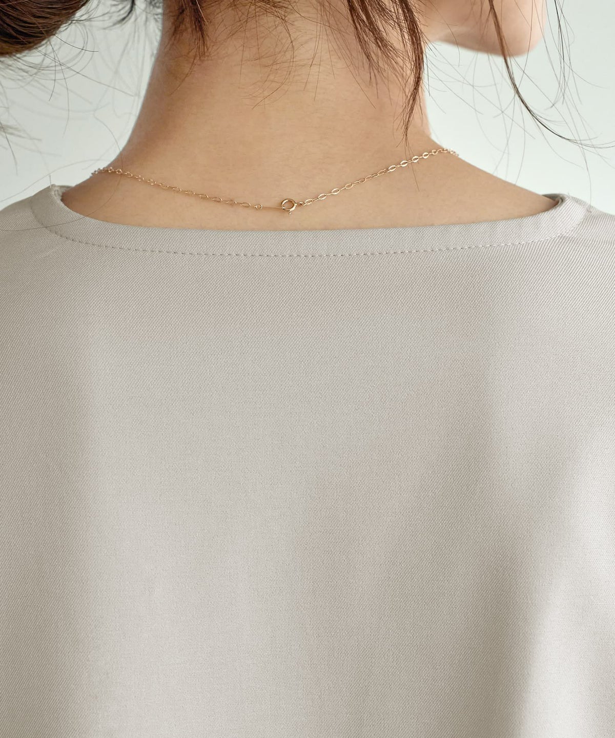 着用イメージ 166cm エアリーグレー