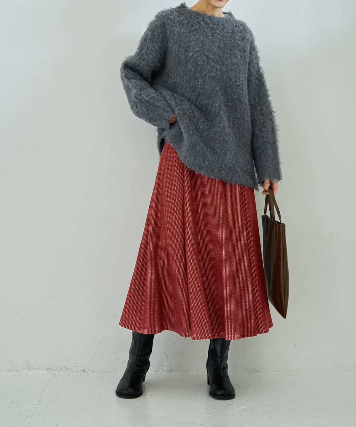 着用イメージ 167cm レッド Sサイズ