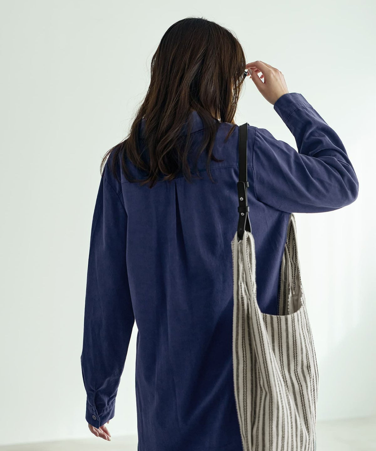 着用イメージ 168cm ブルー