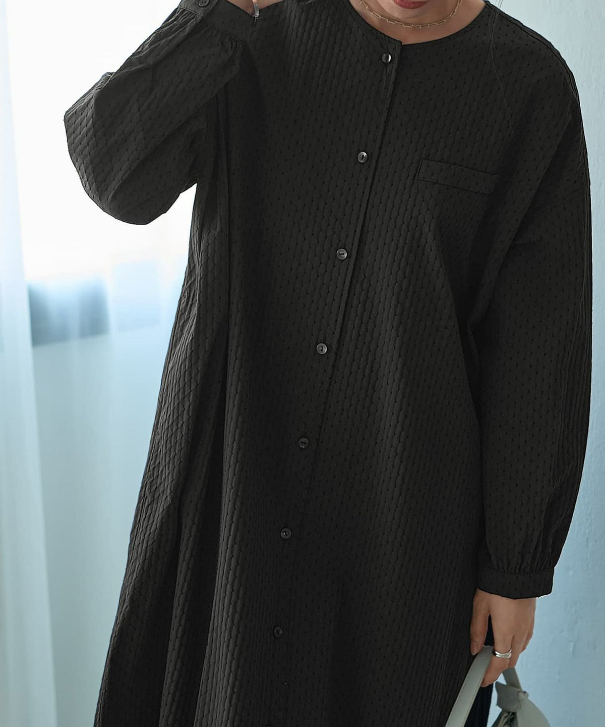 着用イメージ 165cm ブラック