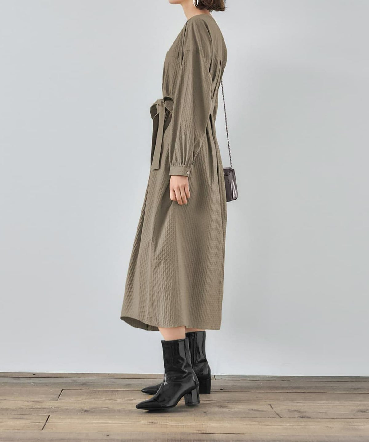 着用イメージ 168cm オリーブ