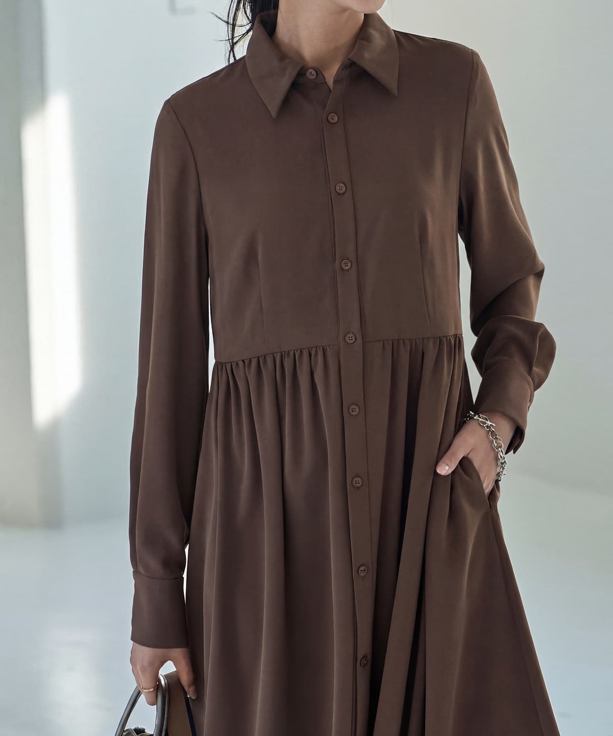 着用イメージ 168cm ブラウン 02サイズ