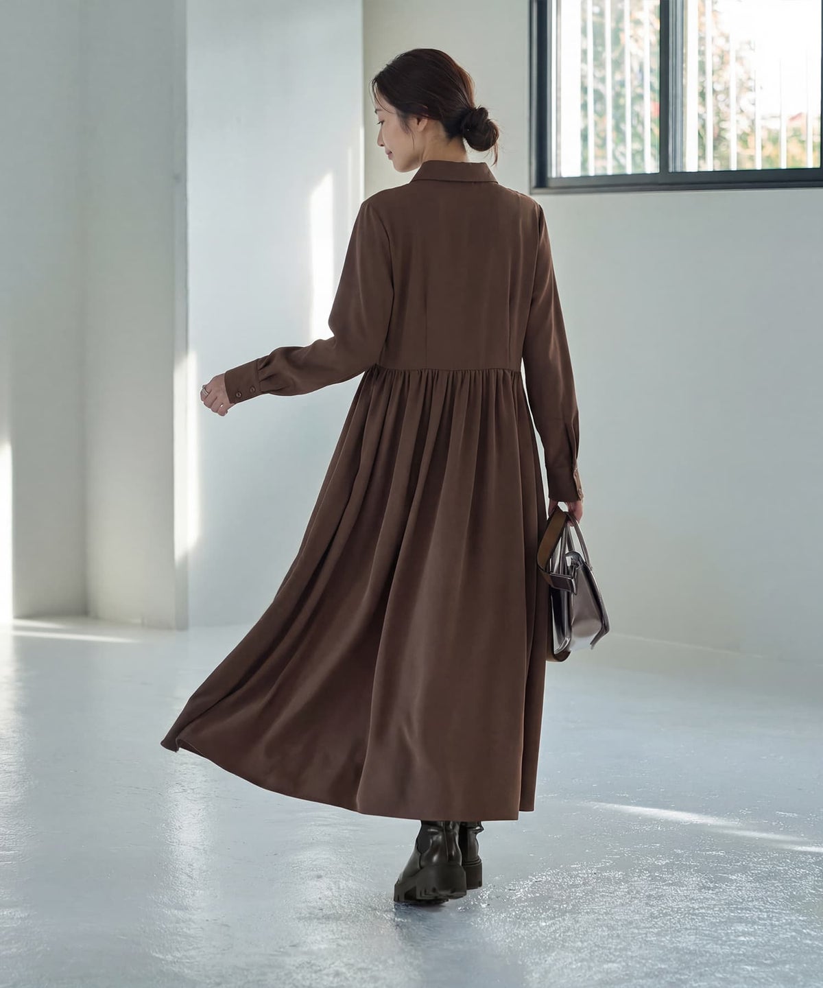 着用イメージ 168cm ブラウン 02サイズ