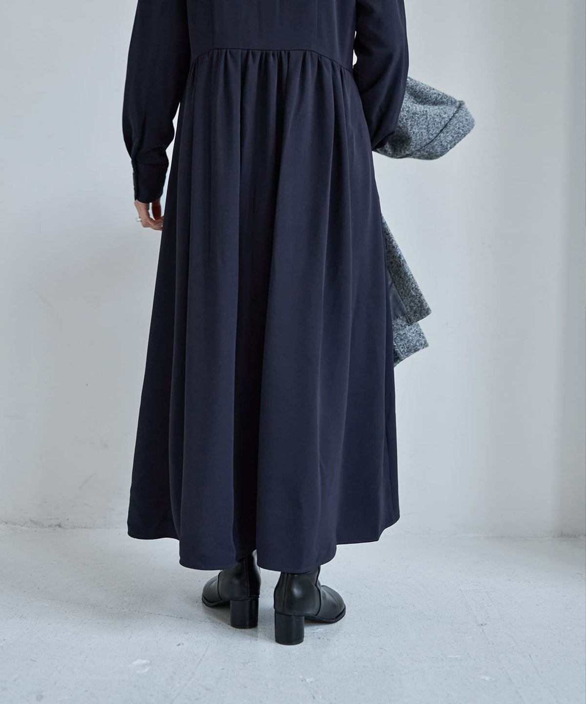 着用イメージ 167cm ネイビー 02サイズ