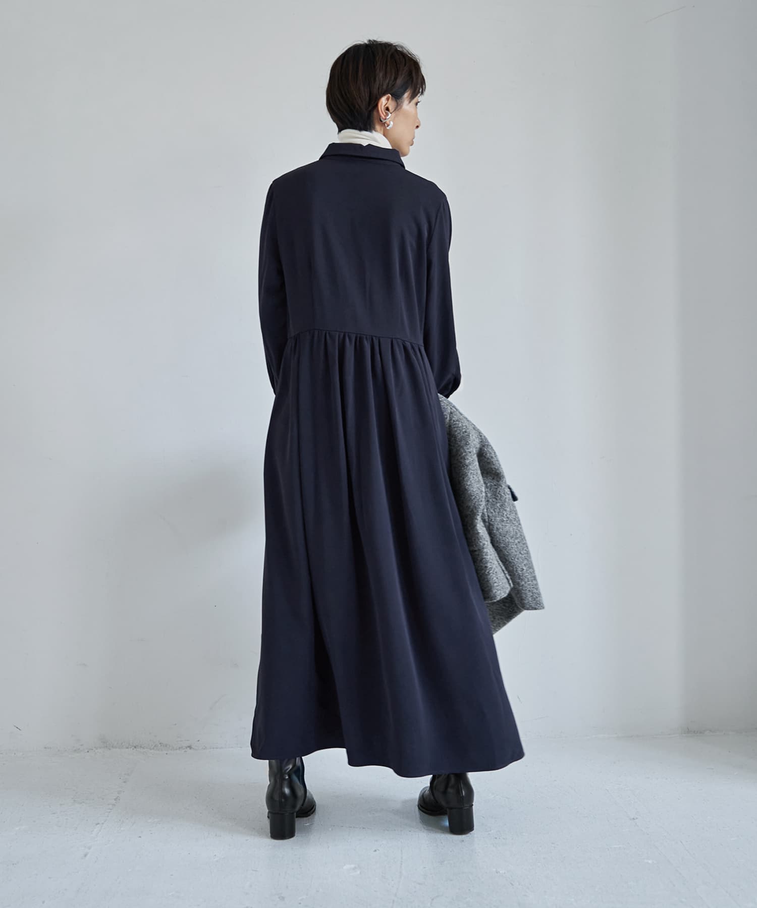 ☆さらさらツイルロングシャツワンピース | おしゃれな大人レディース