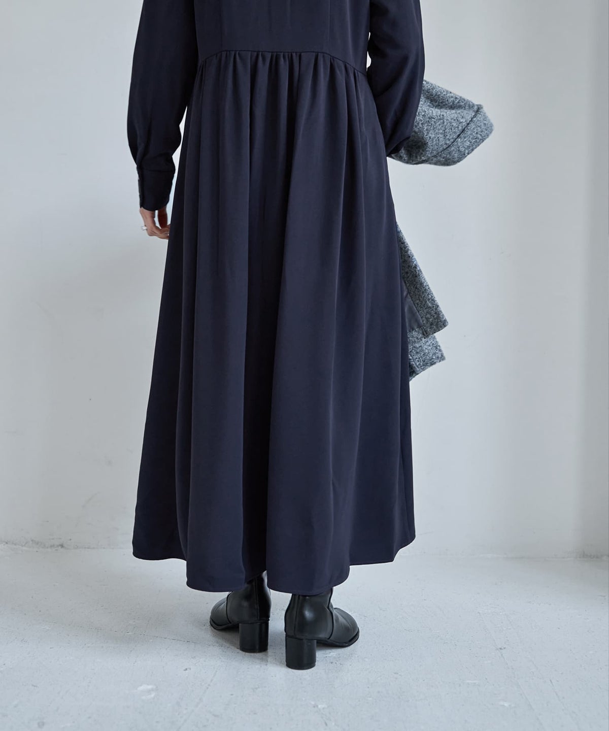 着用イメージ 167cm ネイビー 02サイズ