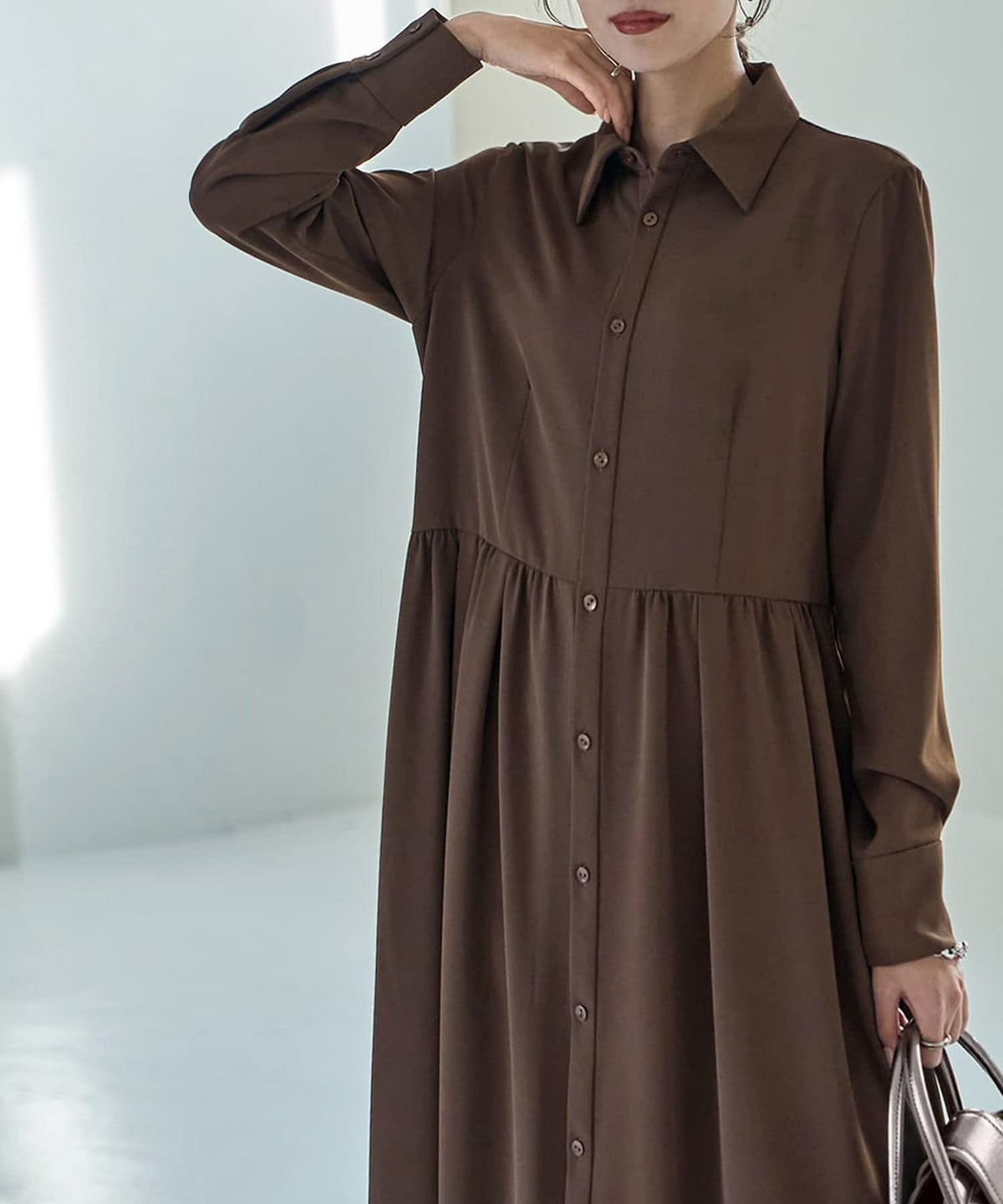 着用イメージ 168cm ブラウン 02サイズ