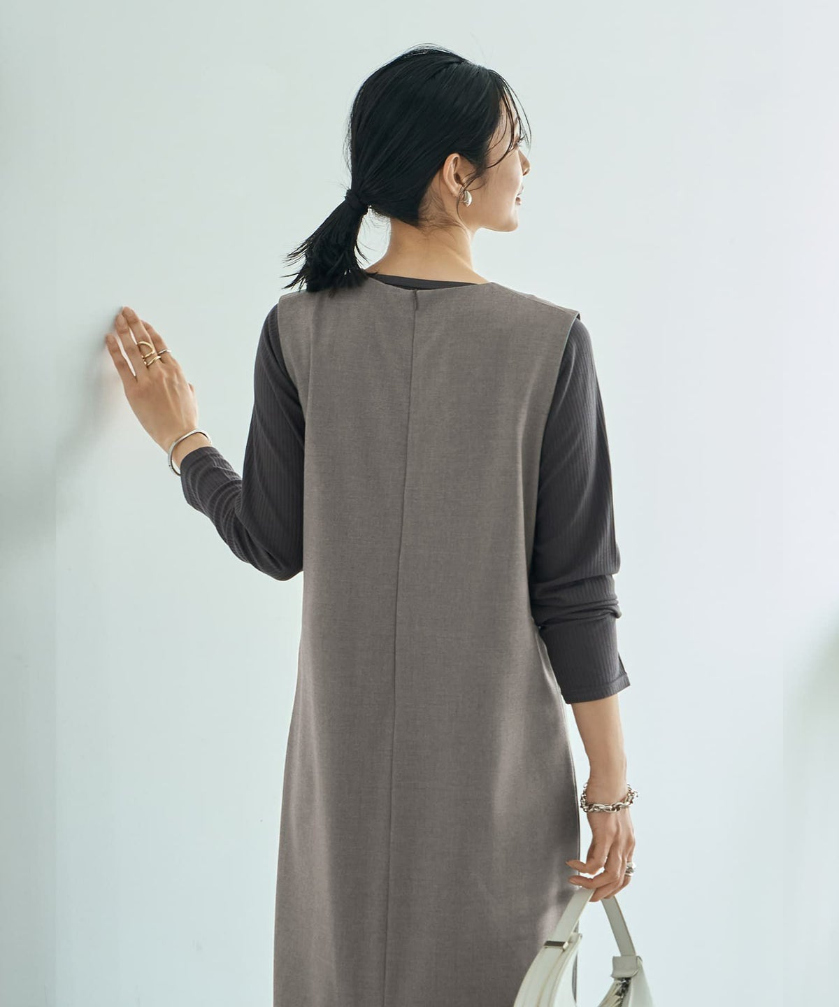 着用イメージ 164cm 02サイズ グレー
