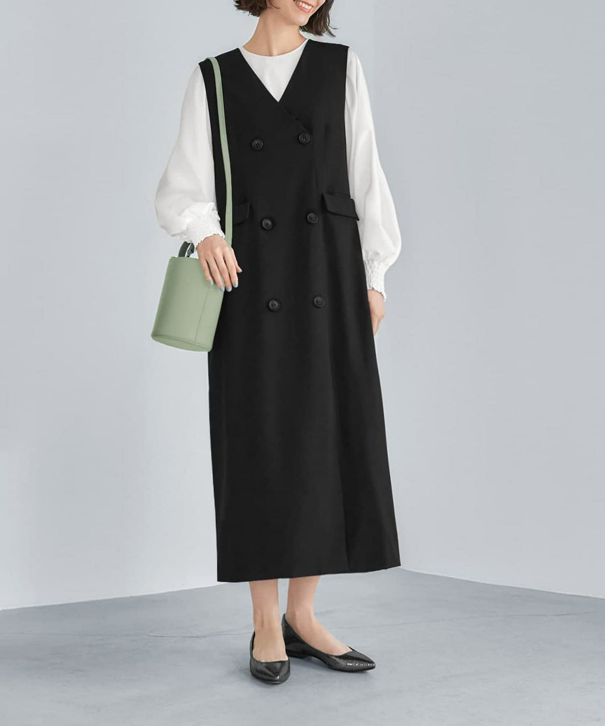 着用イメージ 168cm 02サイズ　ブラック