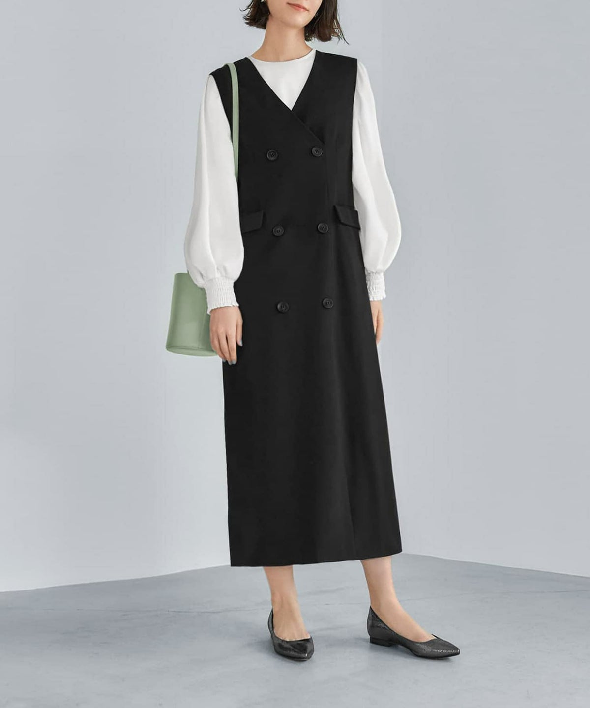 着用イメージ 168cm 02サイズ　ブラック