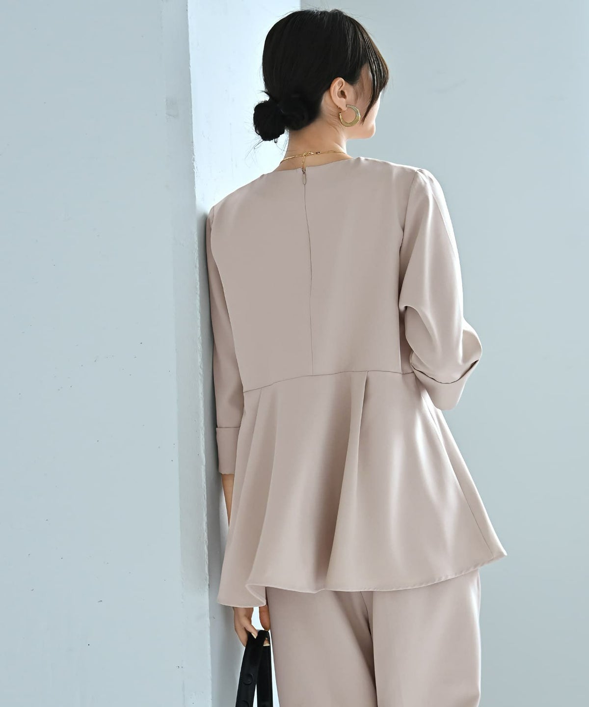 着用イメージ 170cm アイボリー