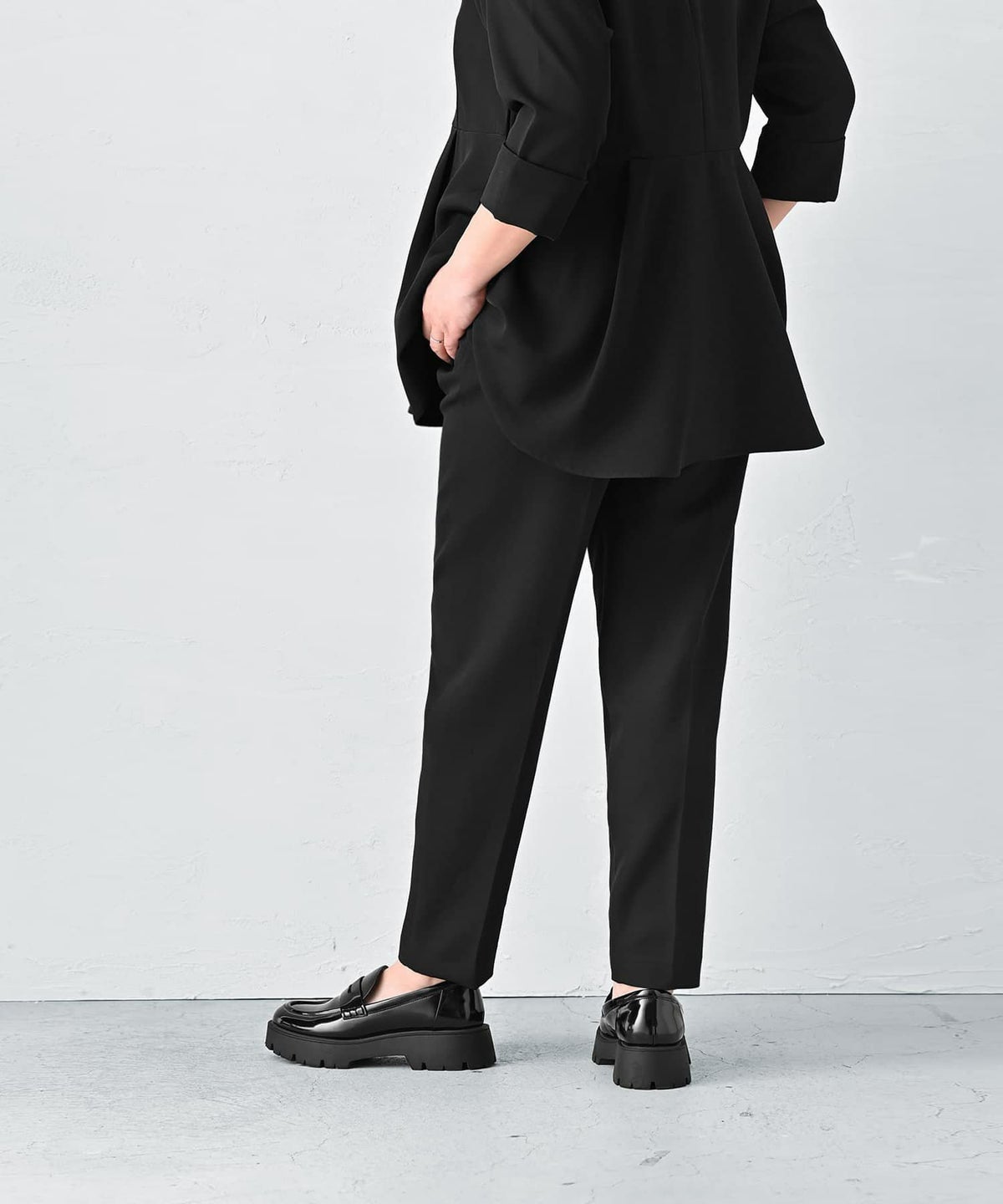 着用イメージ 163cm ブラック