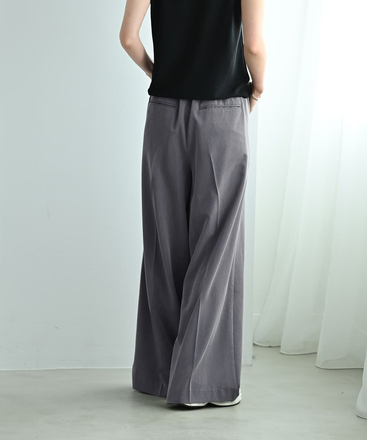 着用イメージ 170cm グレー