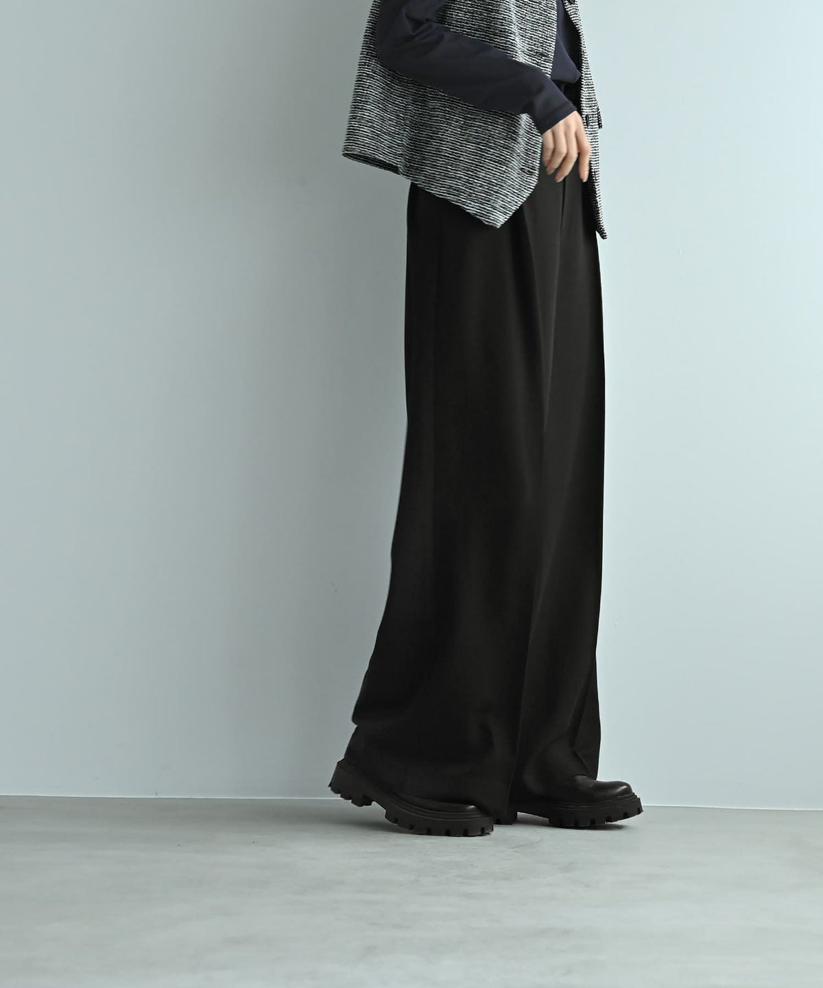 着用イメージ 170cm ブラック