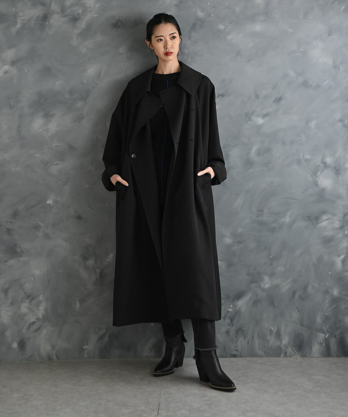 着用イメージ 175cm ブラック