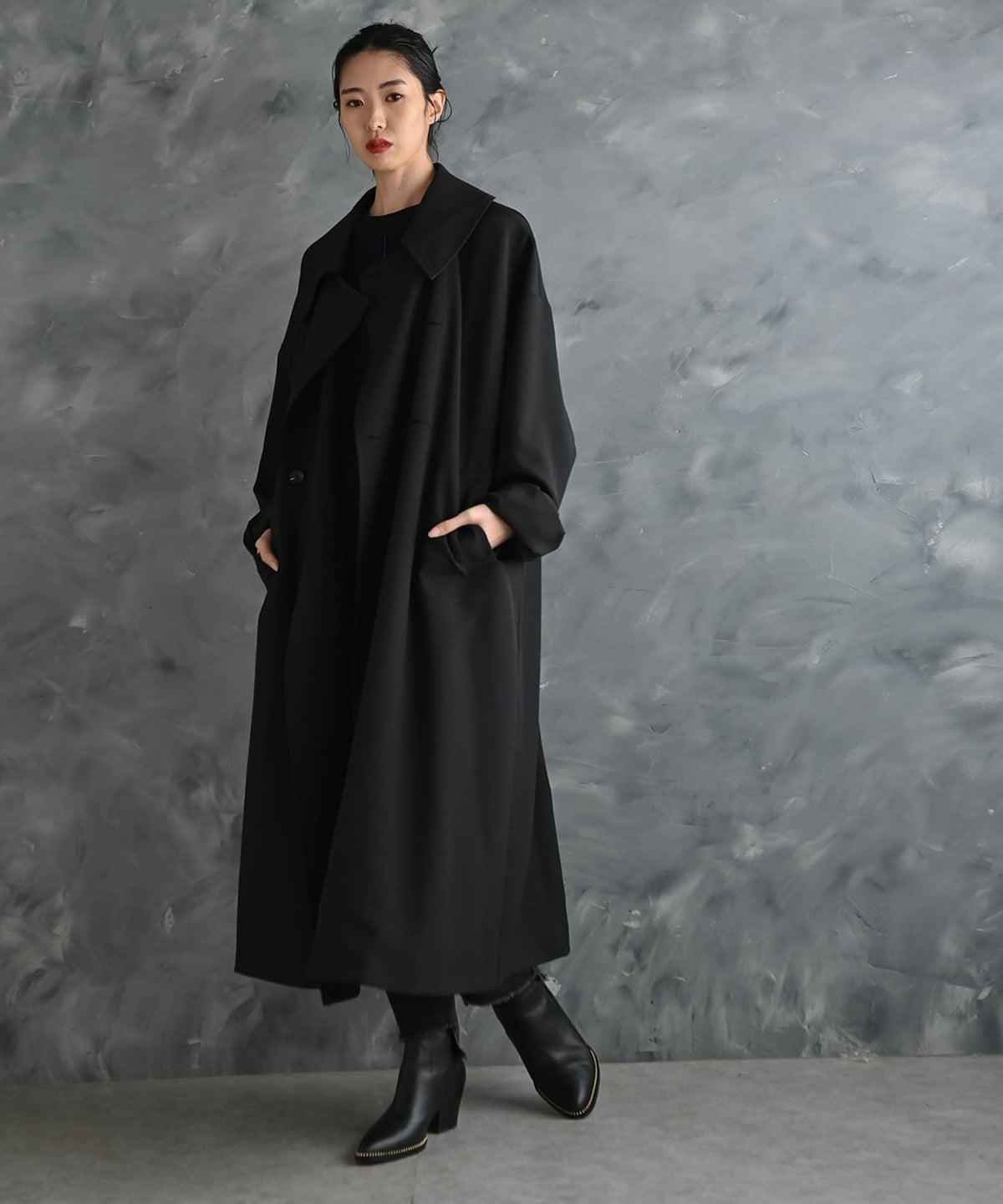 着用イメージ 175cm ブラック