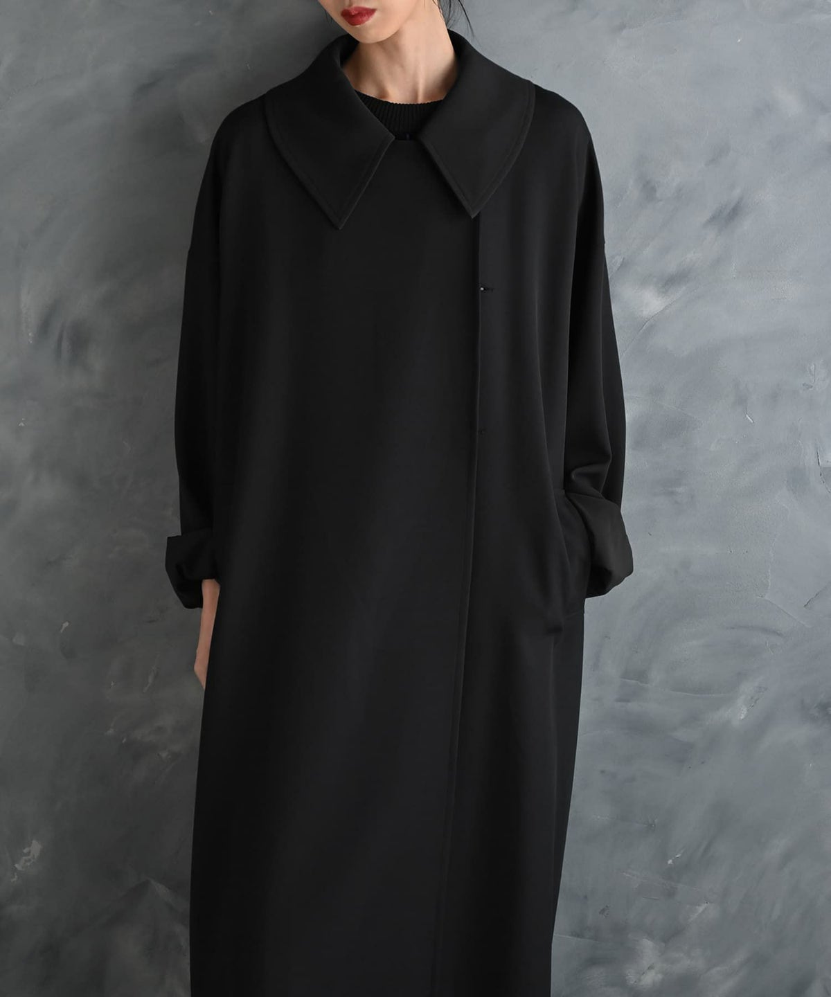 着用イメージ 175cm ブラック