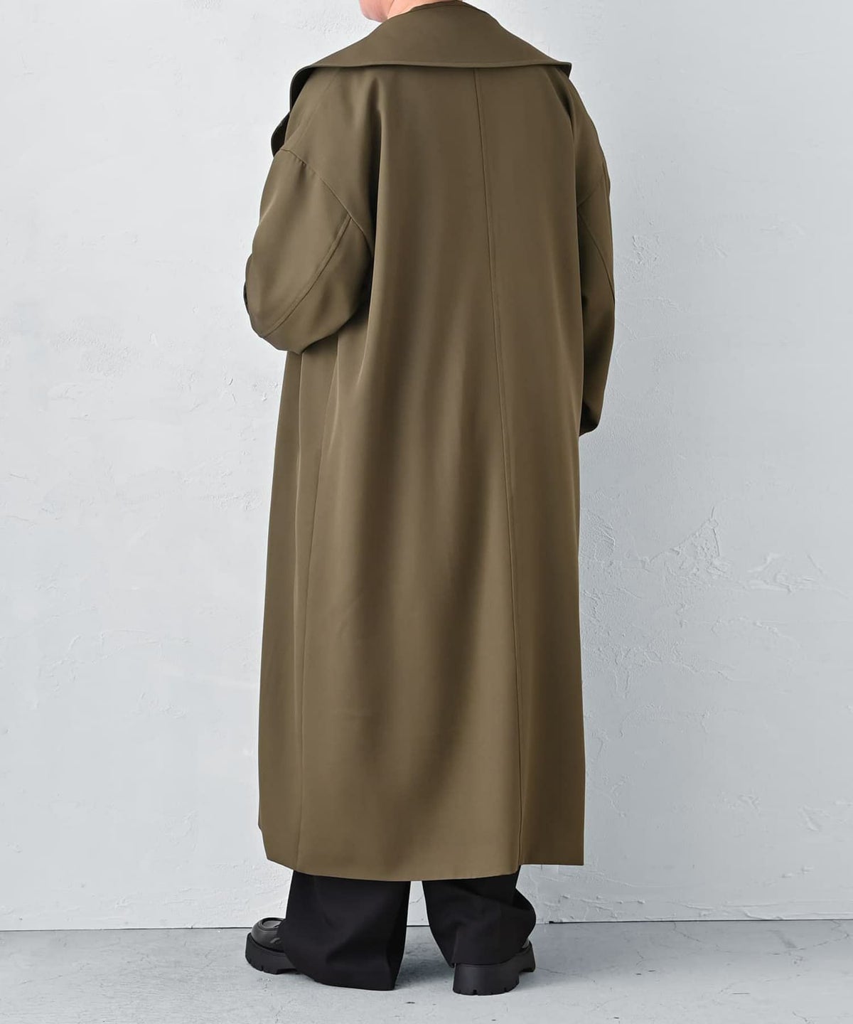 着用イメージ 163cm カーキ