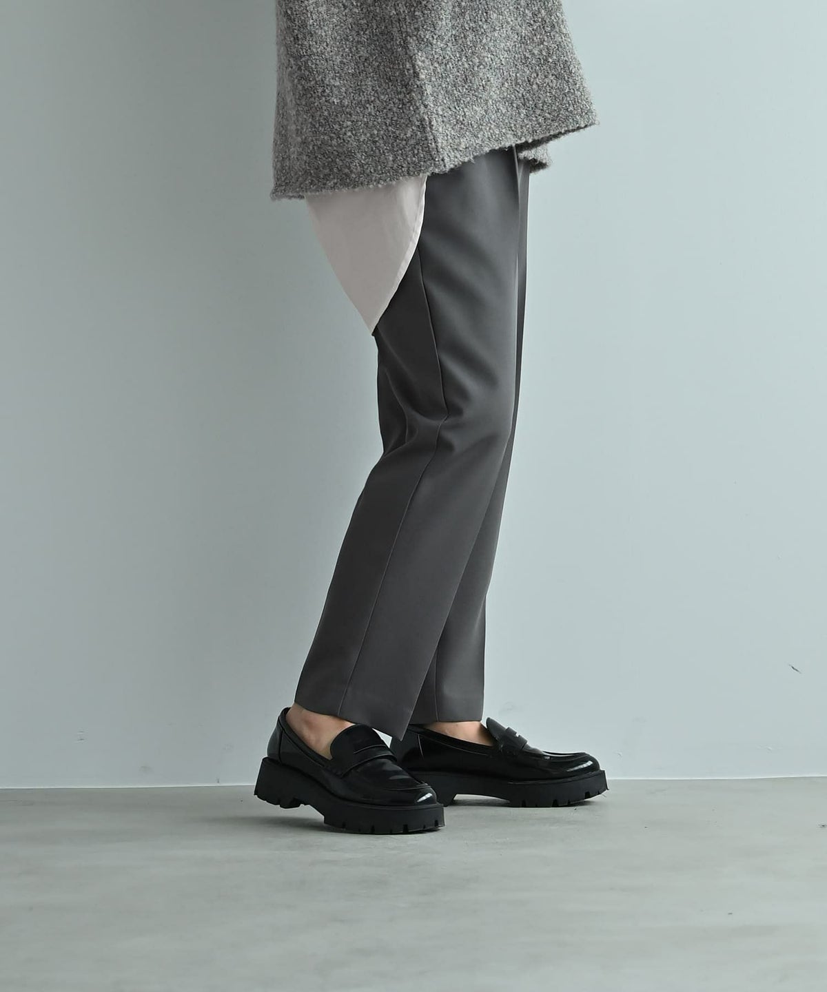 着用イメージ 170cm グレー