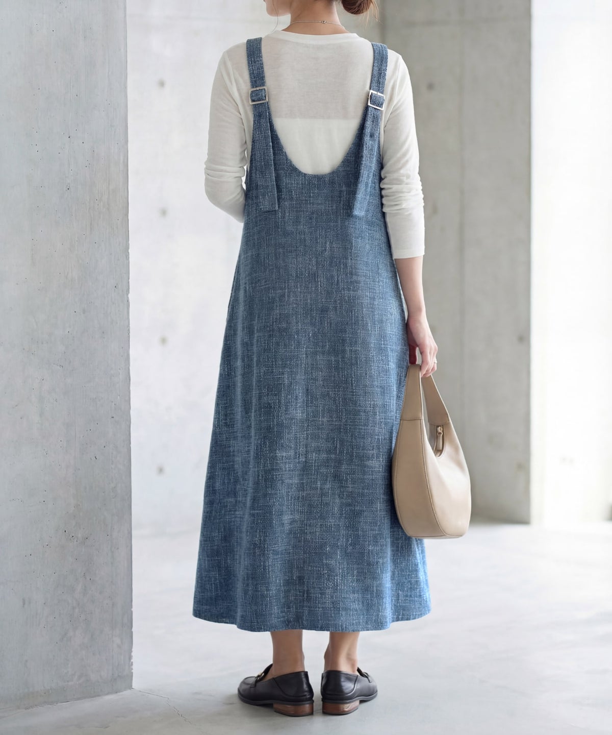 着用イメージ 163cm ブルーミックス 02サイズ