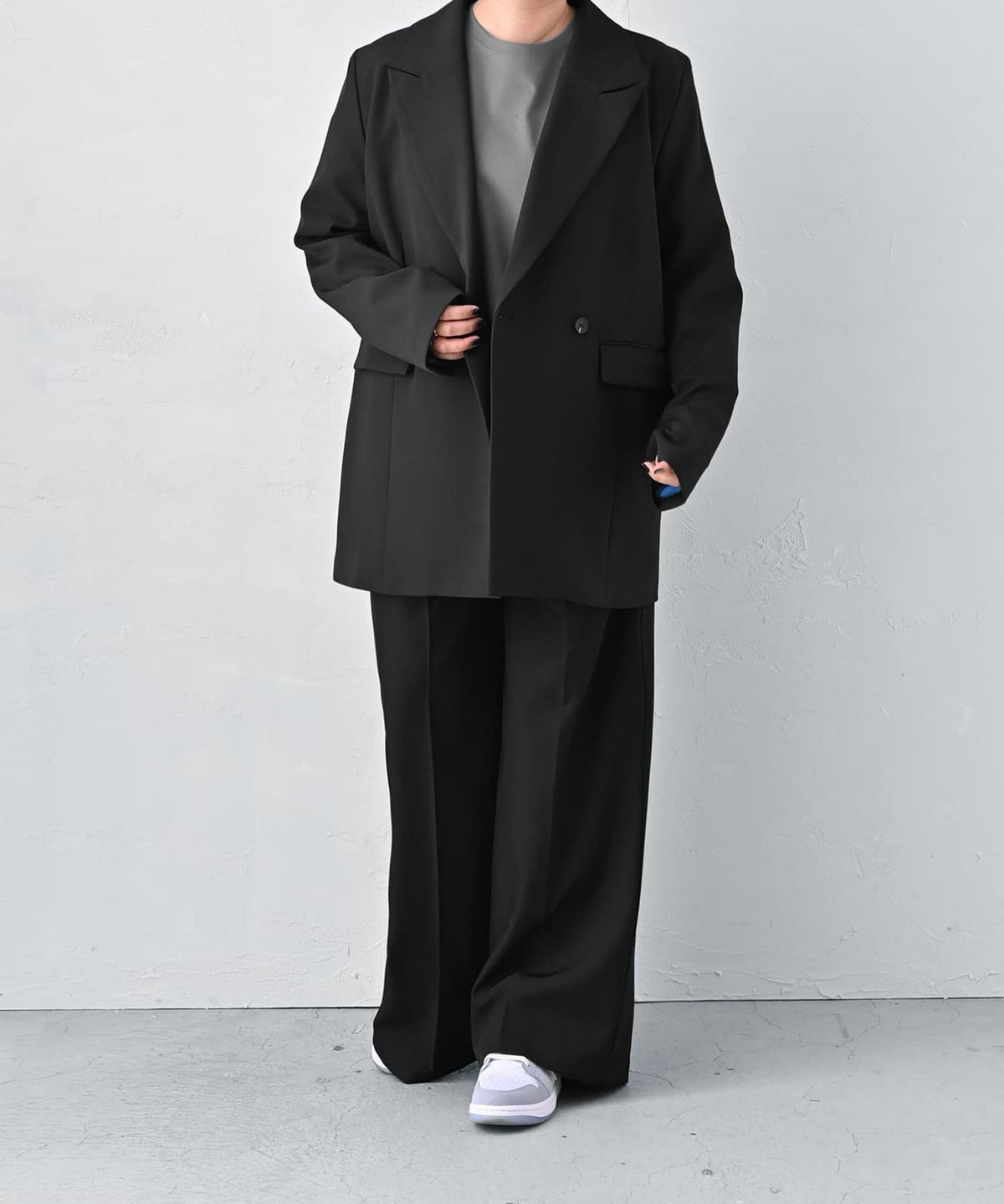 着用イメージ 163cm ブラック