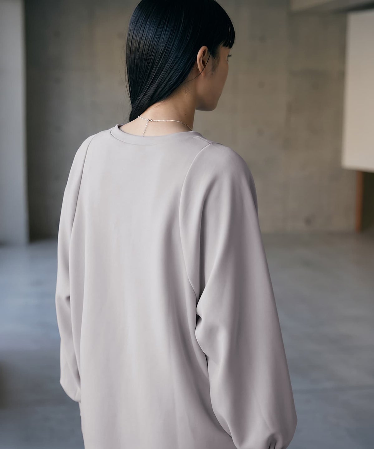 着用イメージ 170cm グレージュ
