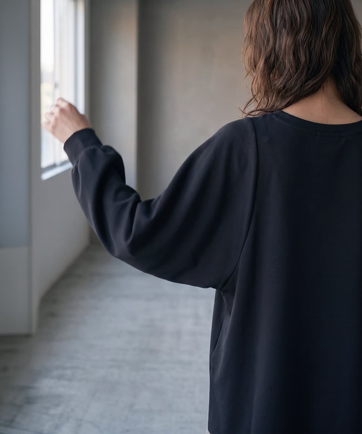 着用イメージ 170cm ブラック