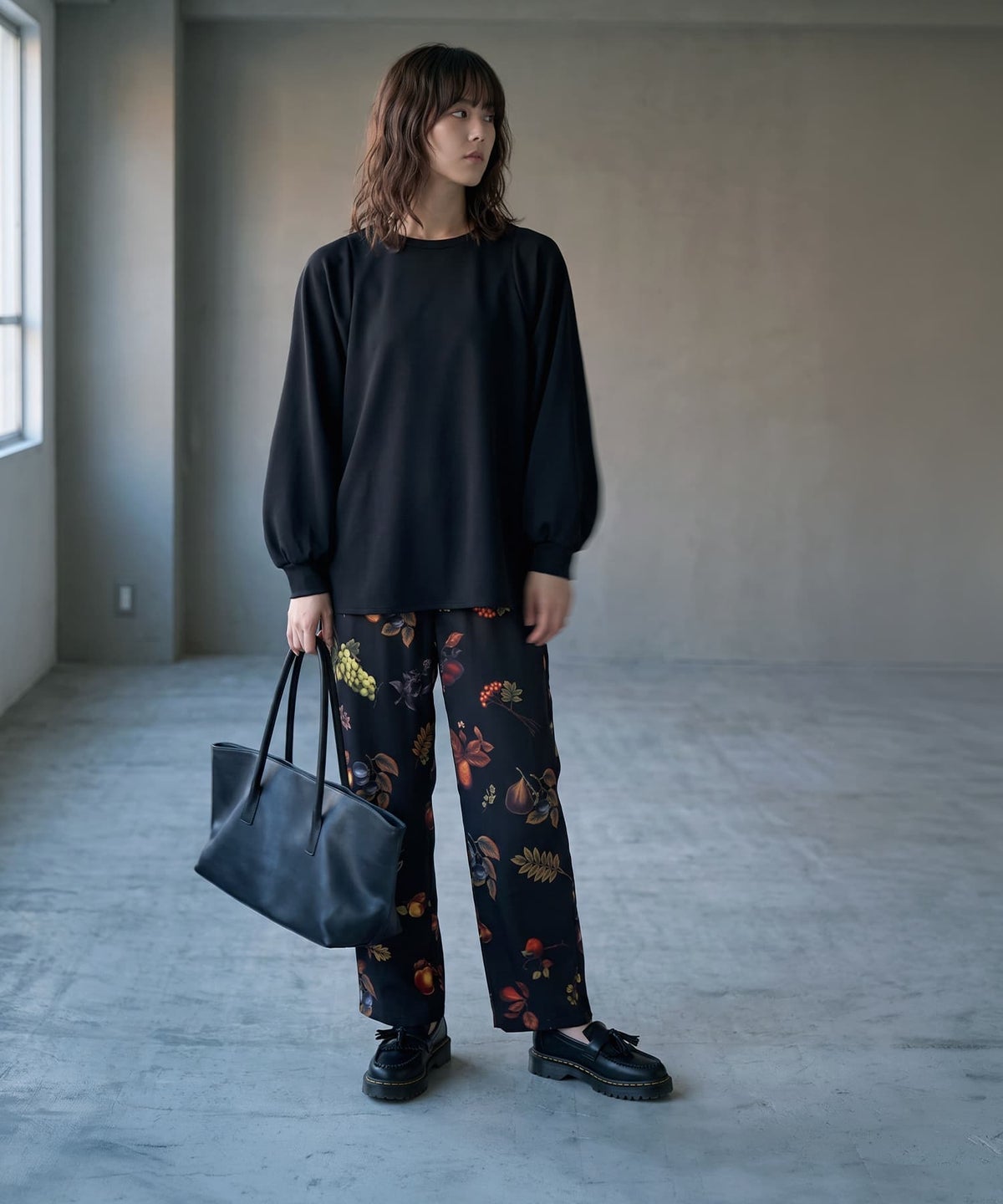 着用イメージ 170cm ブラック