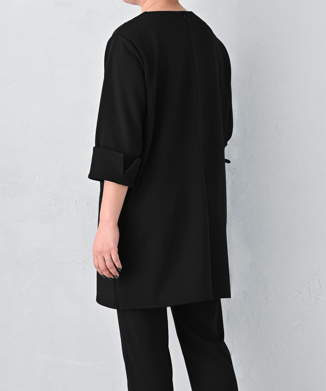 Bonjour diary 限定 チュニックワンピース ブラックデニム BLK001】チュニックワンピース | おしゃれな大人レディース
