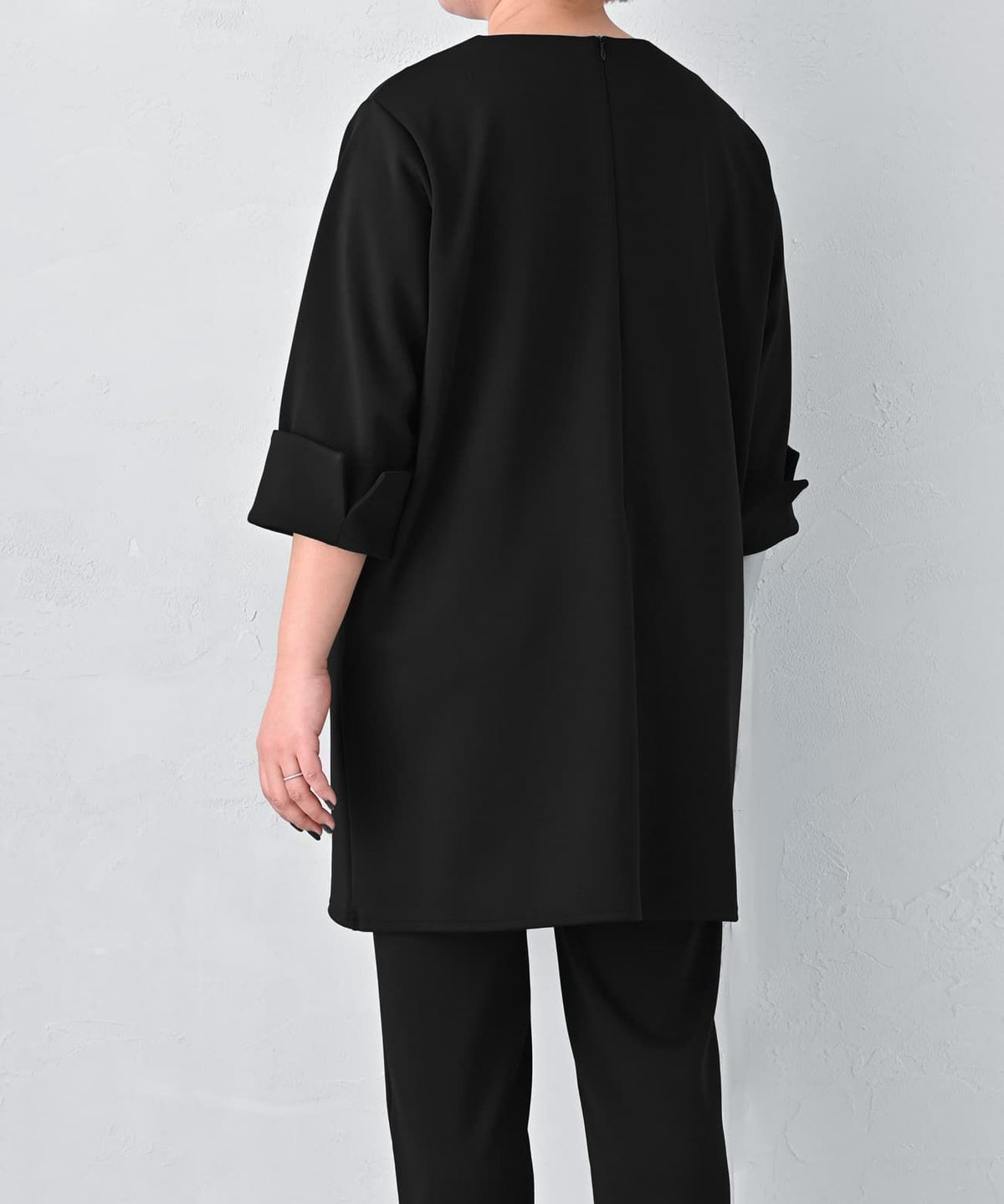 着用イメージ 163cm ブラック