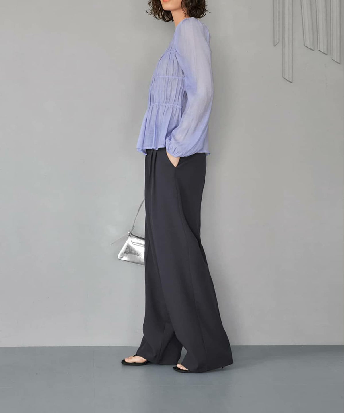 着用イメージ 165cm パープル