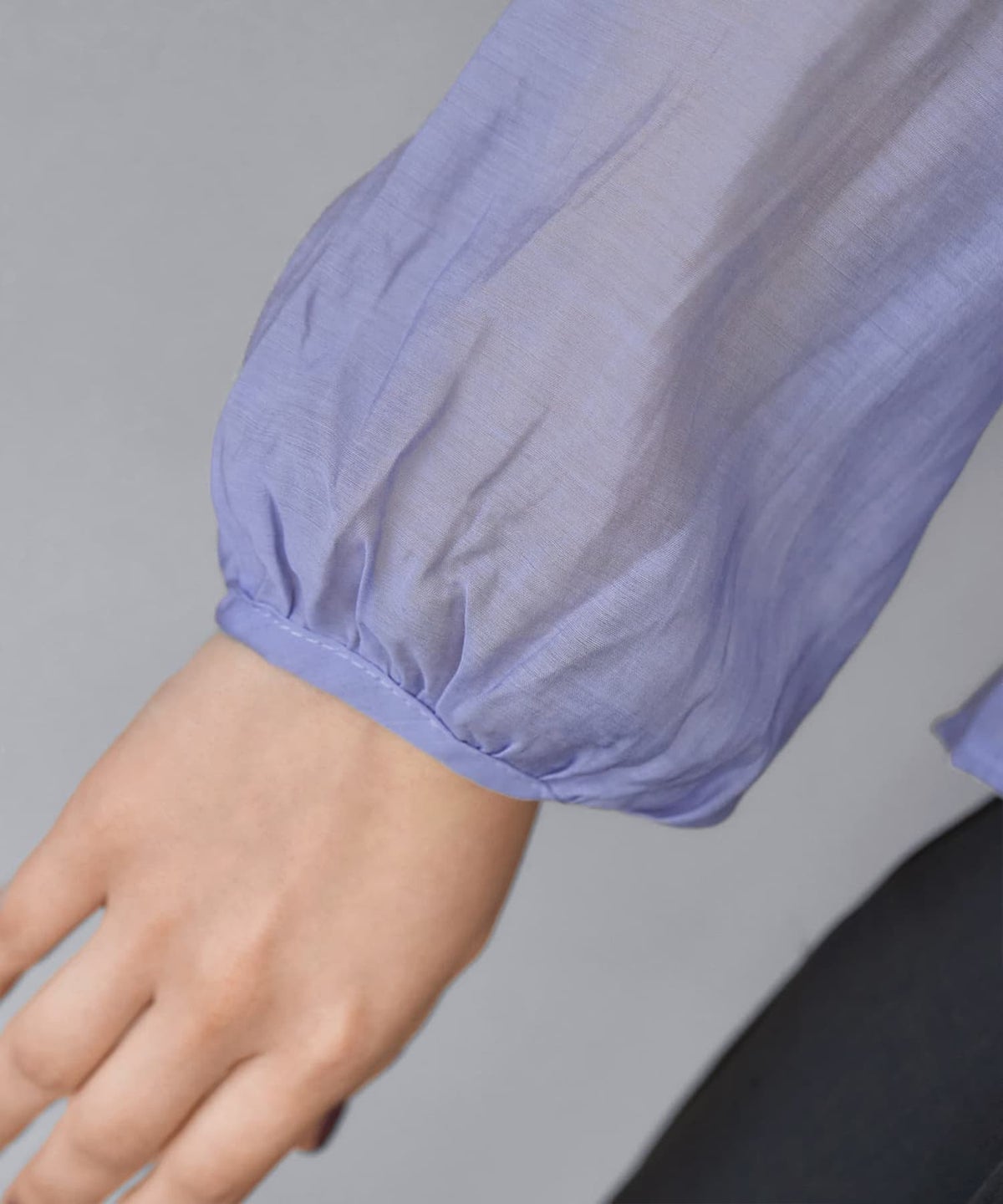 着用イメージ 163cm パープル