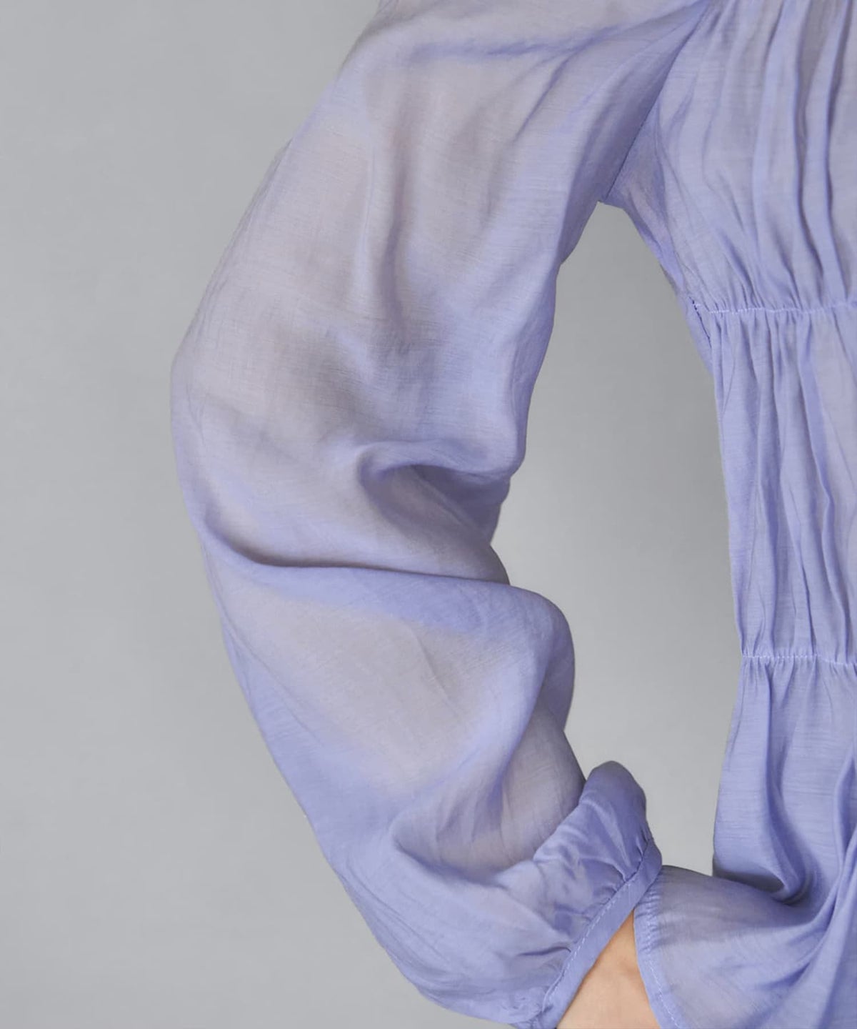 着用イメージ 163cm パープル