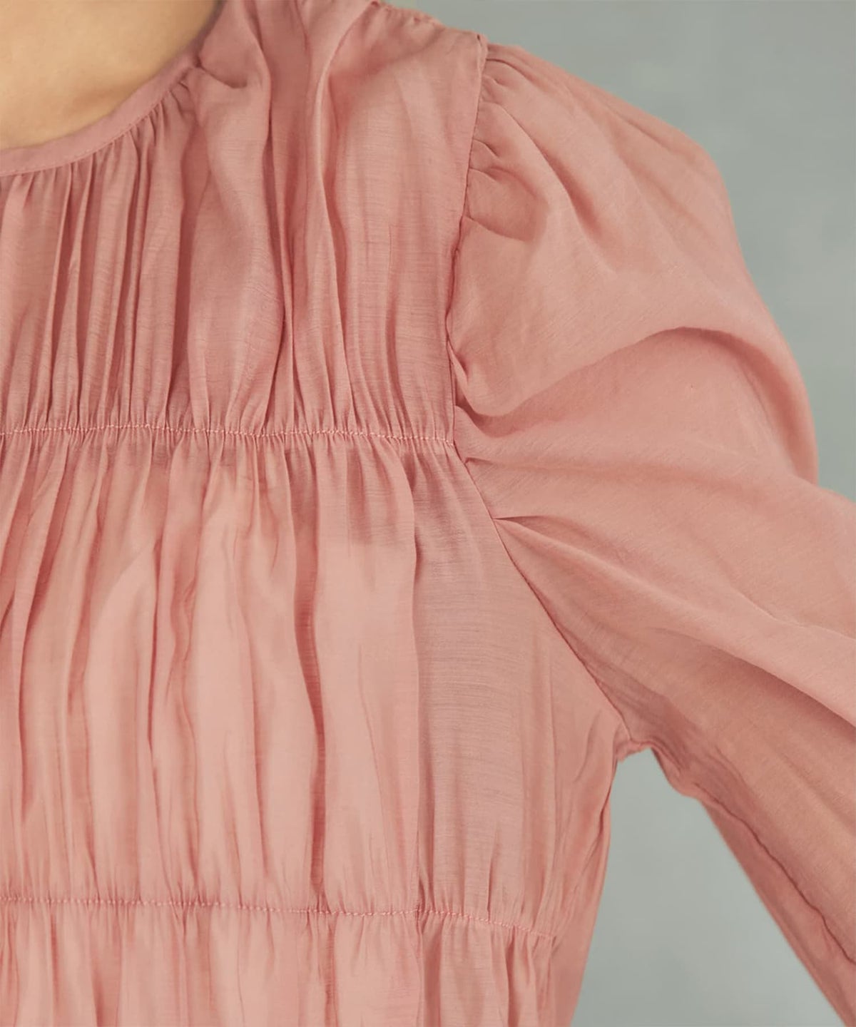 着用イメージ 163cm ピンク