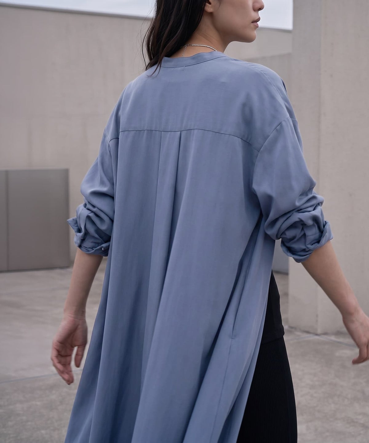 着用イメージ 170cm ブルー