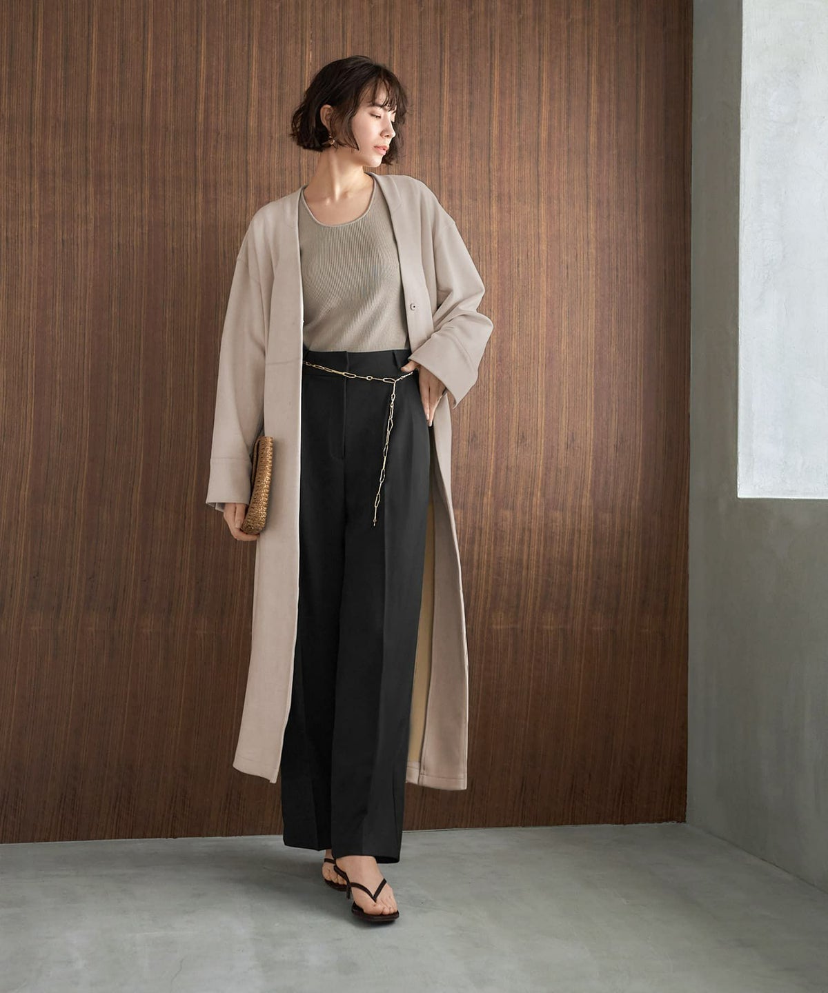 着用イメージ 168cm ゴールド