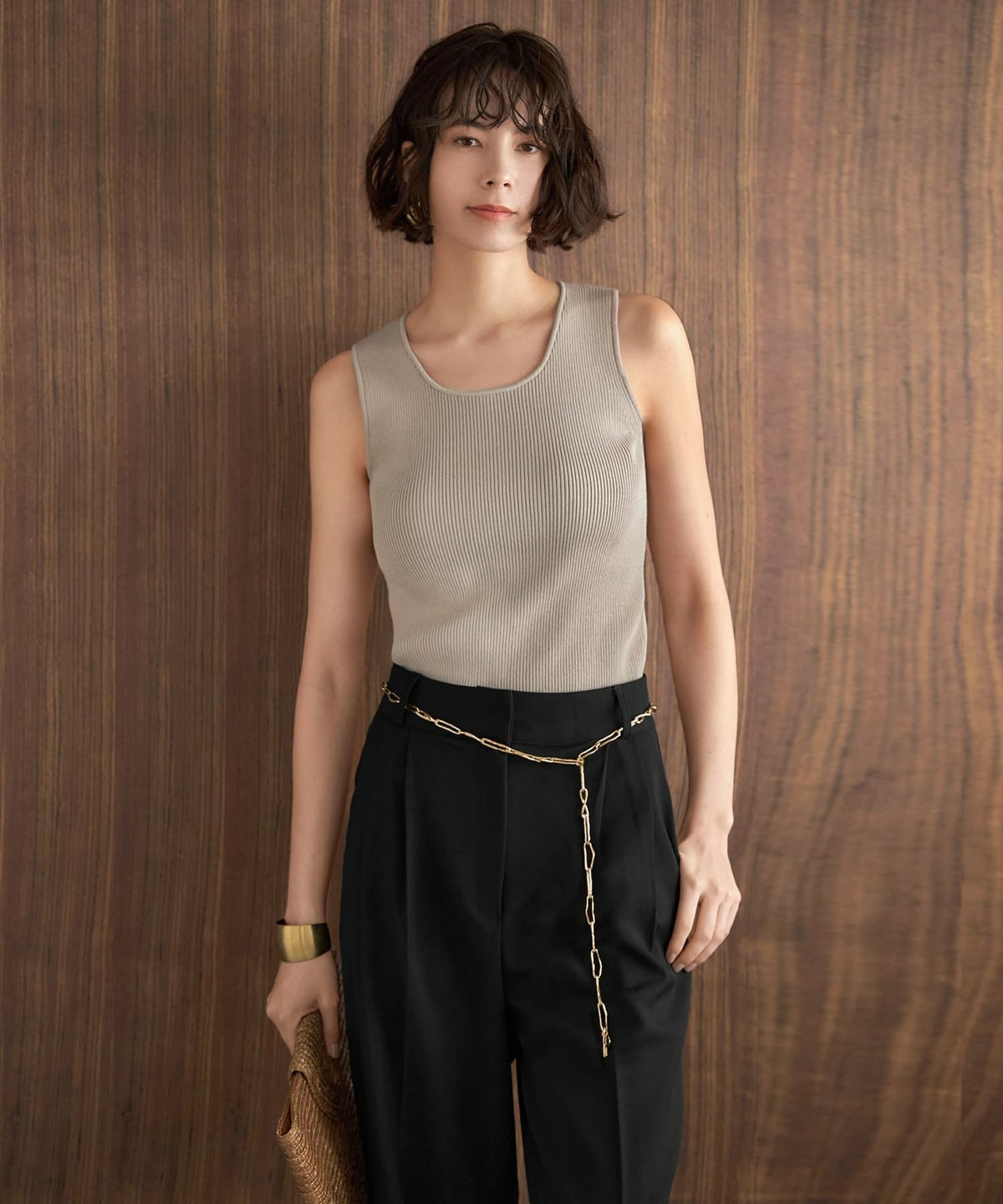 着用イメージ 168cm ゴールド