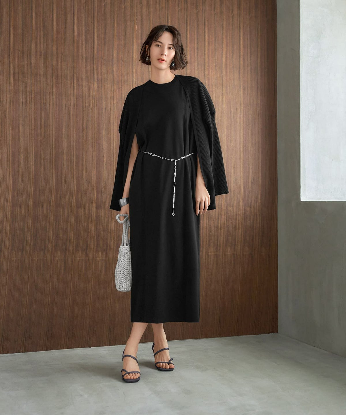 着用イメージ 168cm シルバー