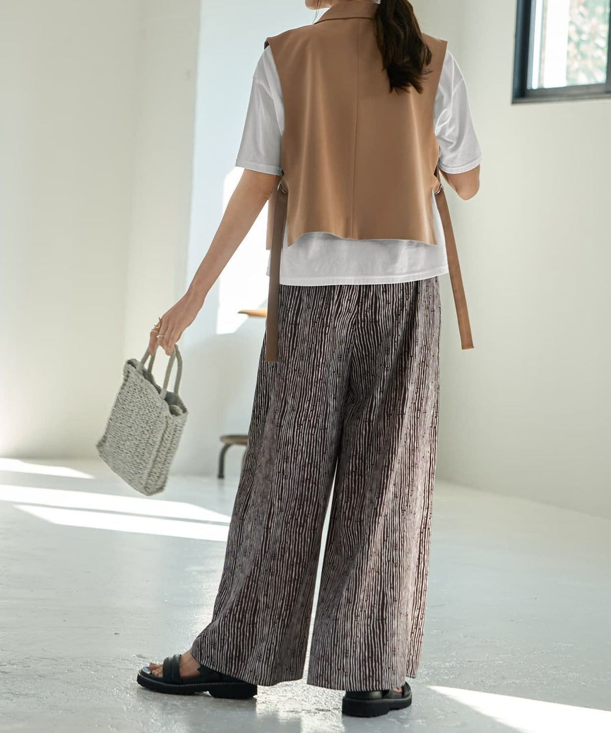 着用イメージ 165cm　ナッツ