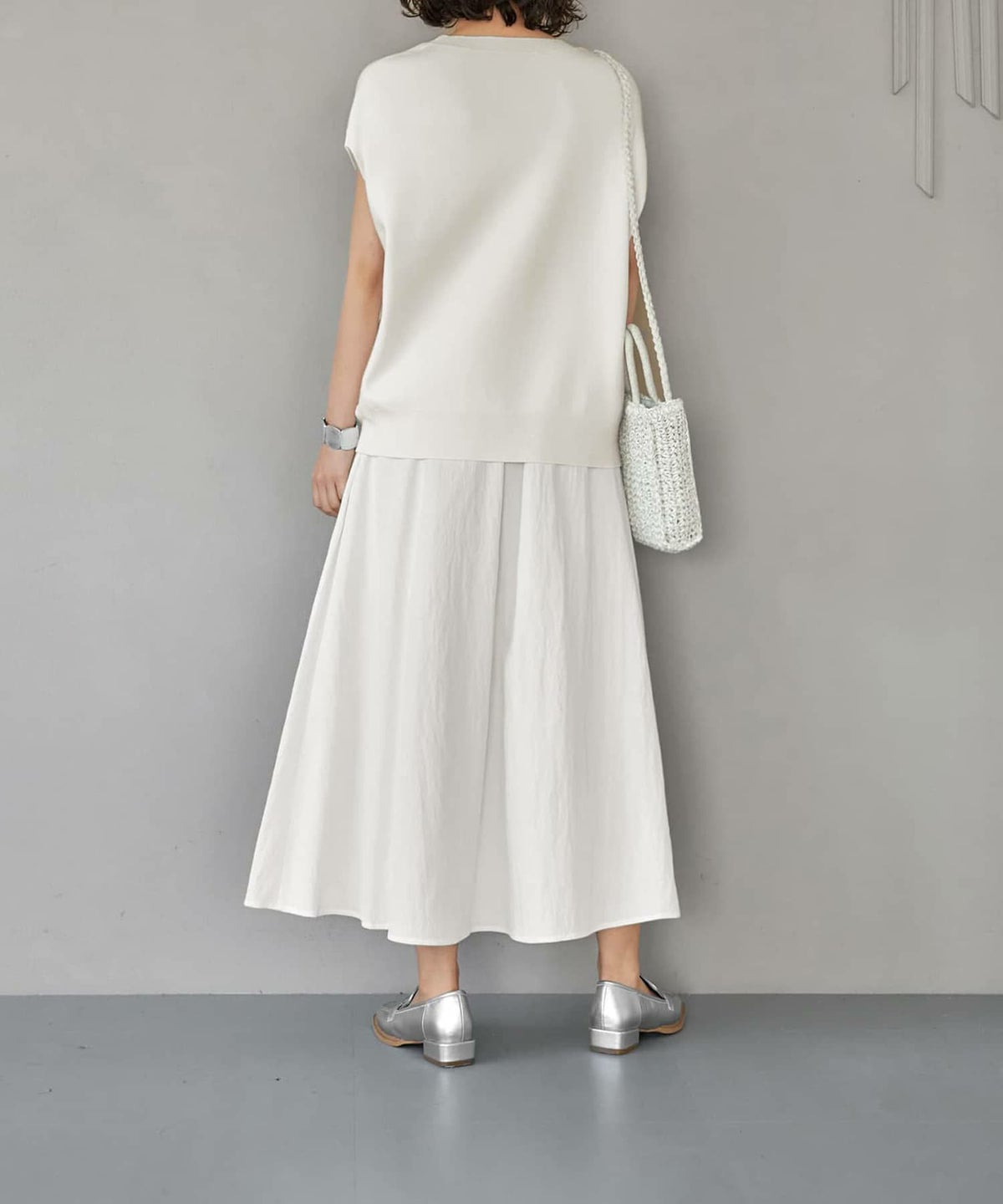 着用イメージ 165cm ホワイト