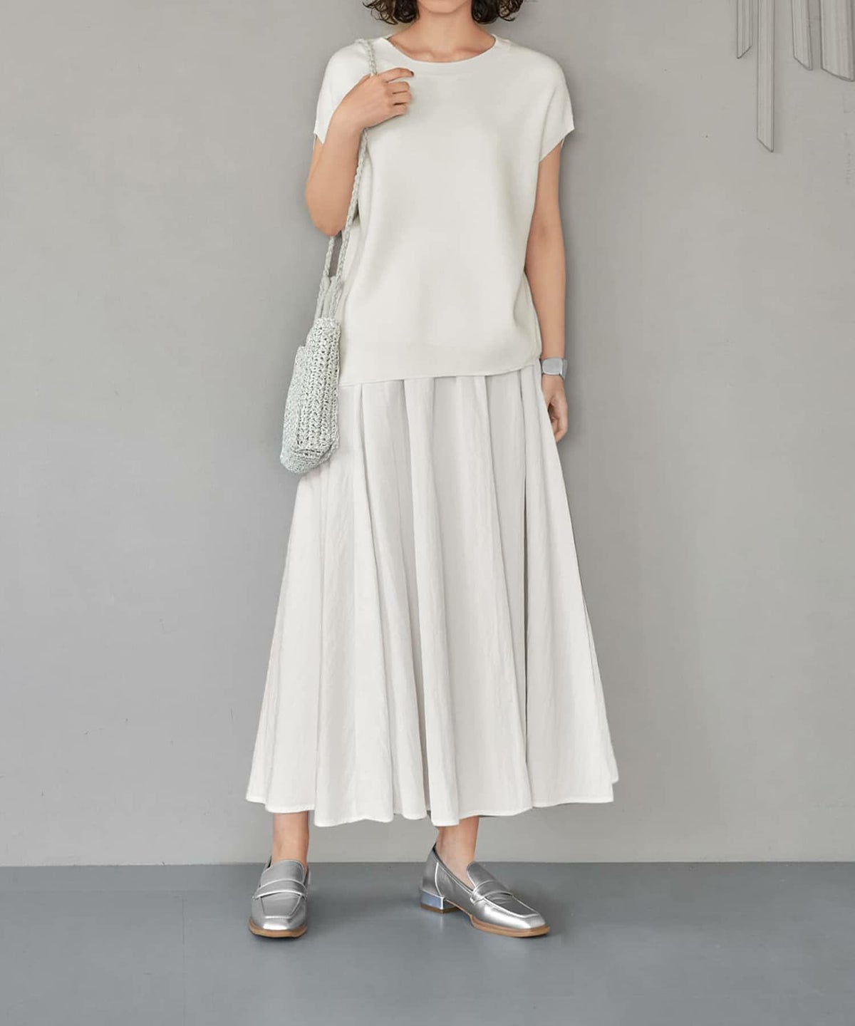 着用イメージ 165cm ホワイト