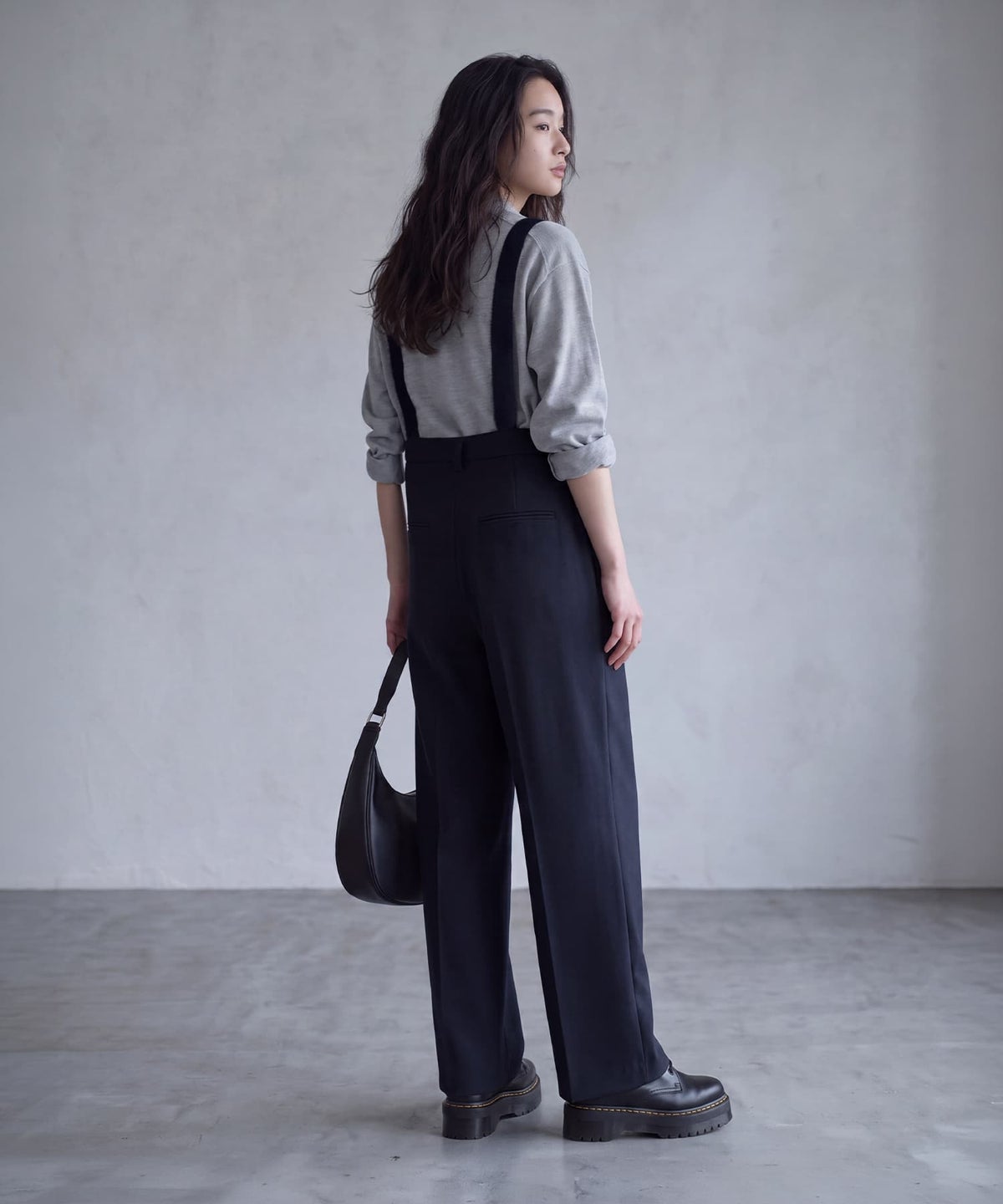 着用イメージ 170cm ネイビー