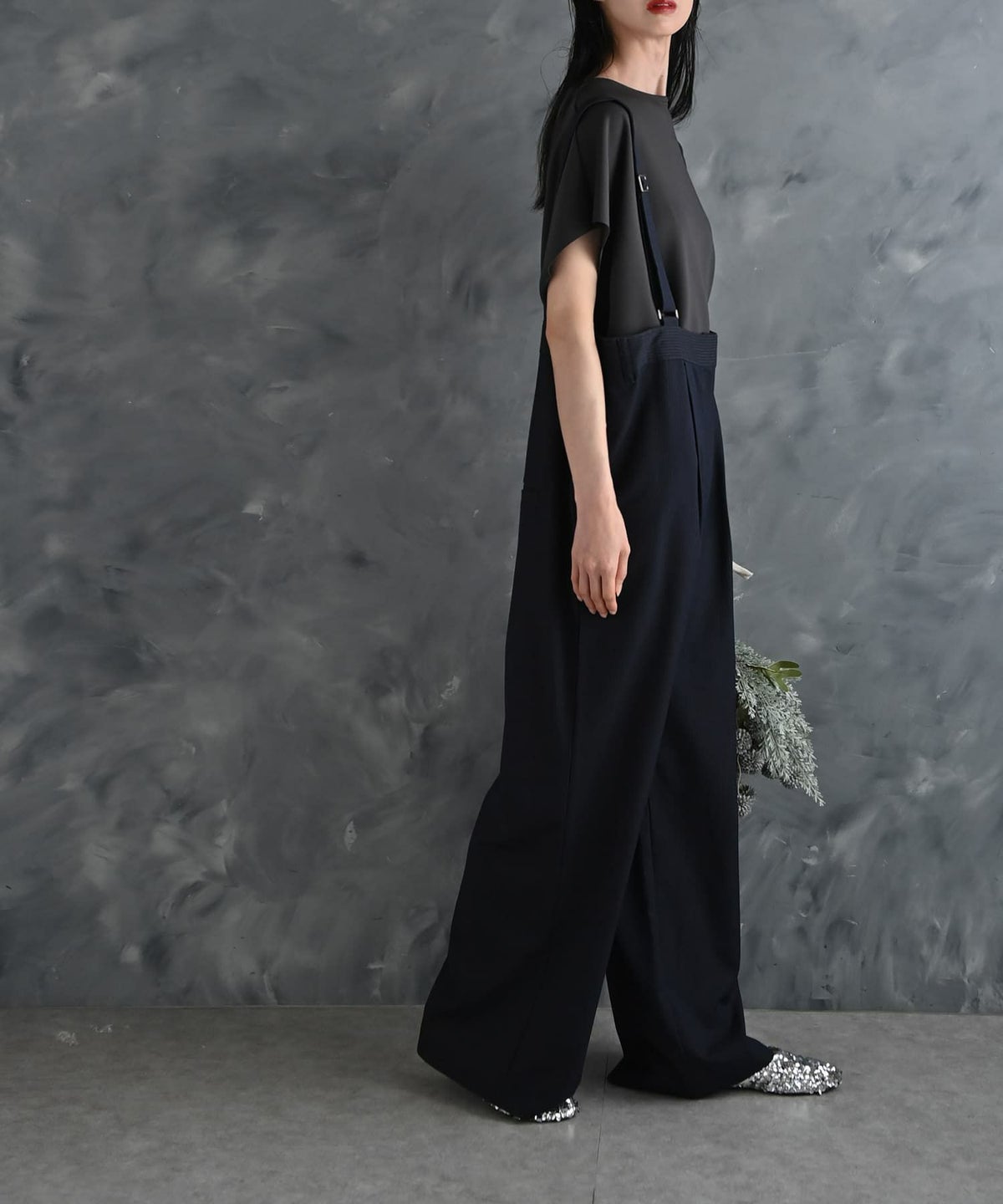 着用イメージ 175cm ネイビー