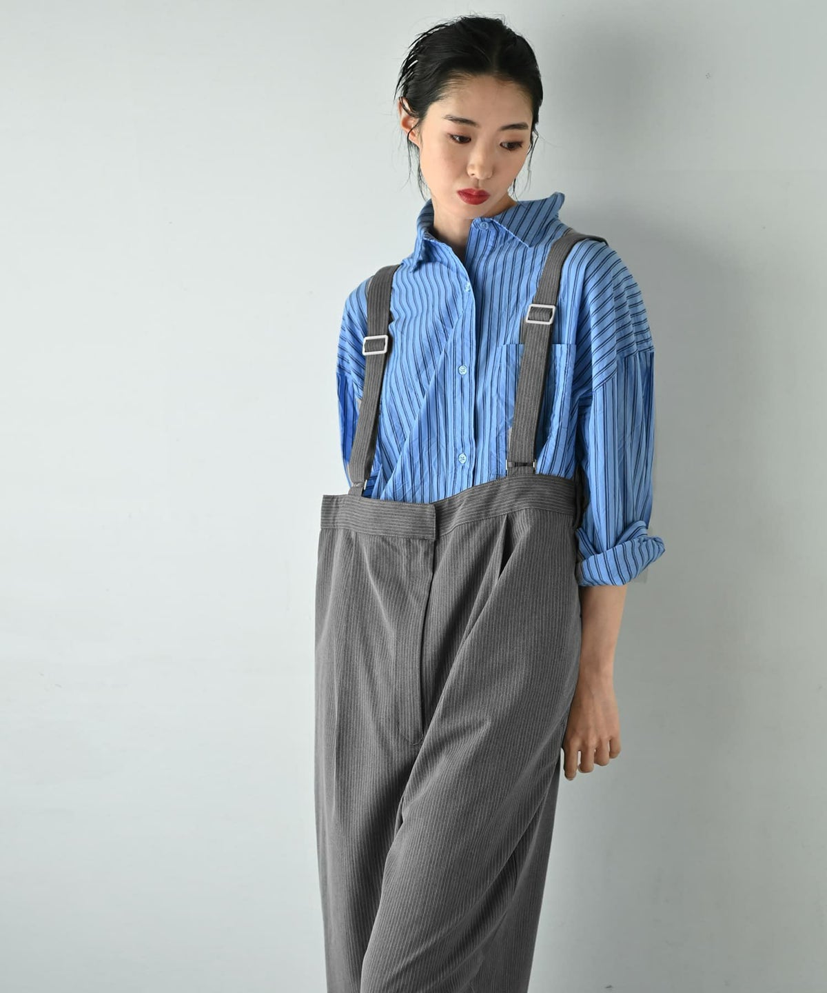 着用イメージ 175cm グレー