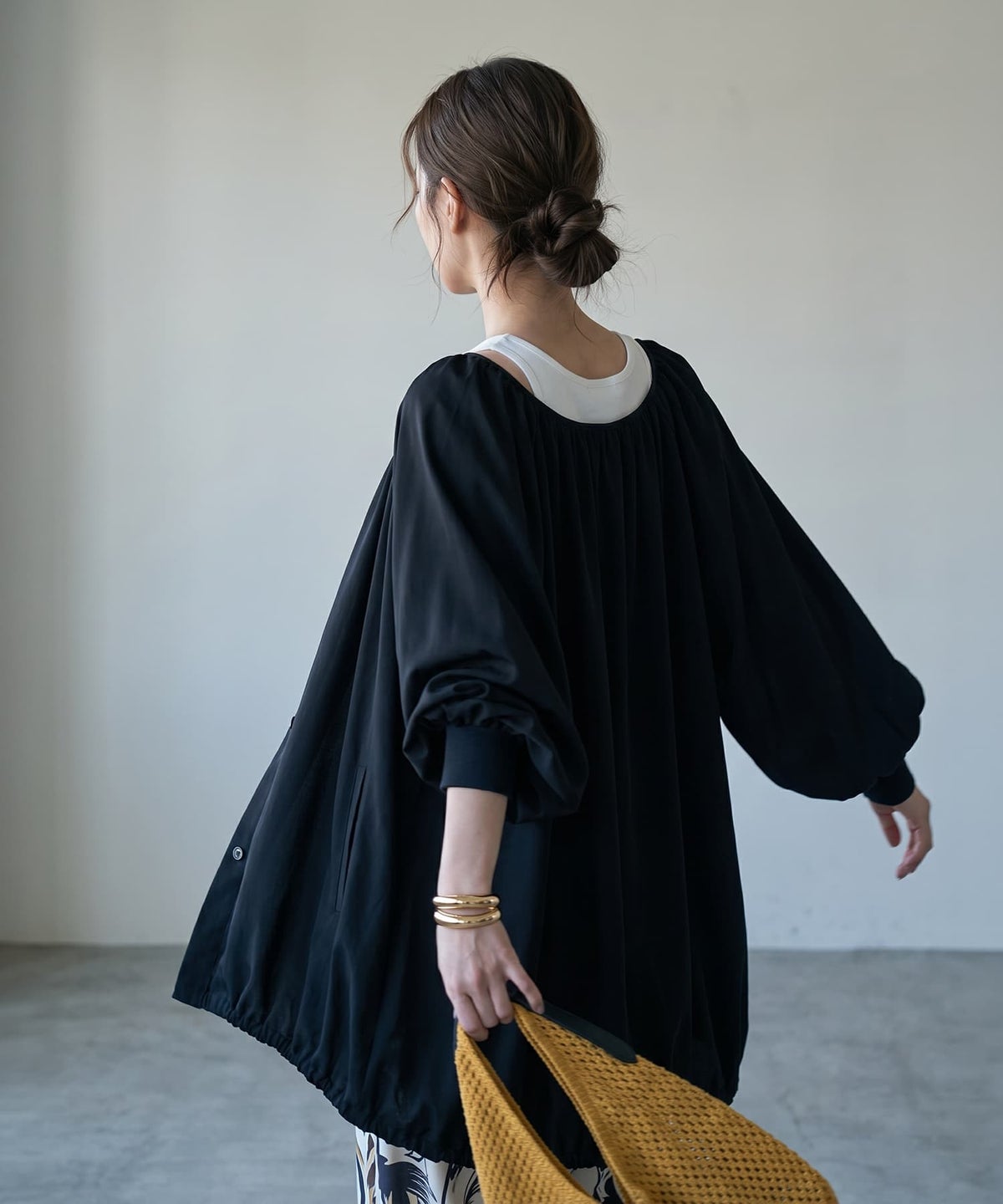 着用イメージ 170cm ブラック