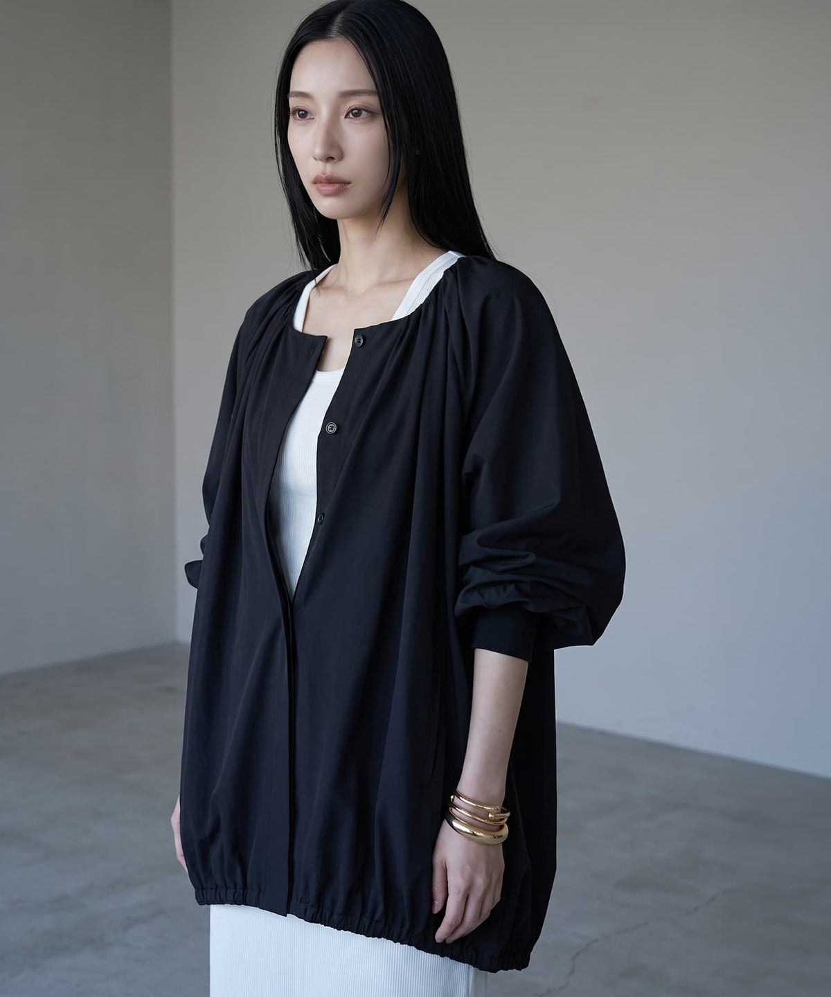 着用イメージ 170cm ブラック