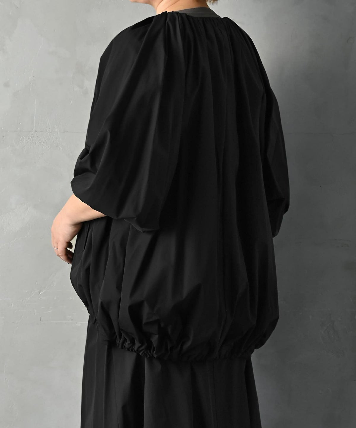 着用イメージ 163cm ブラック