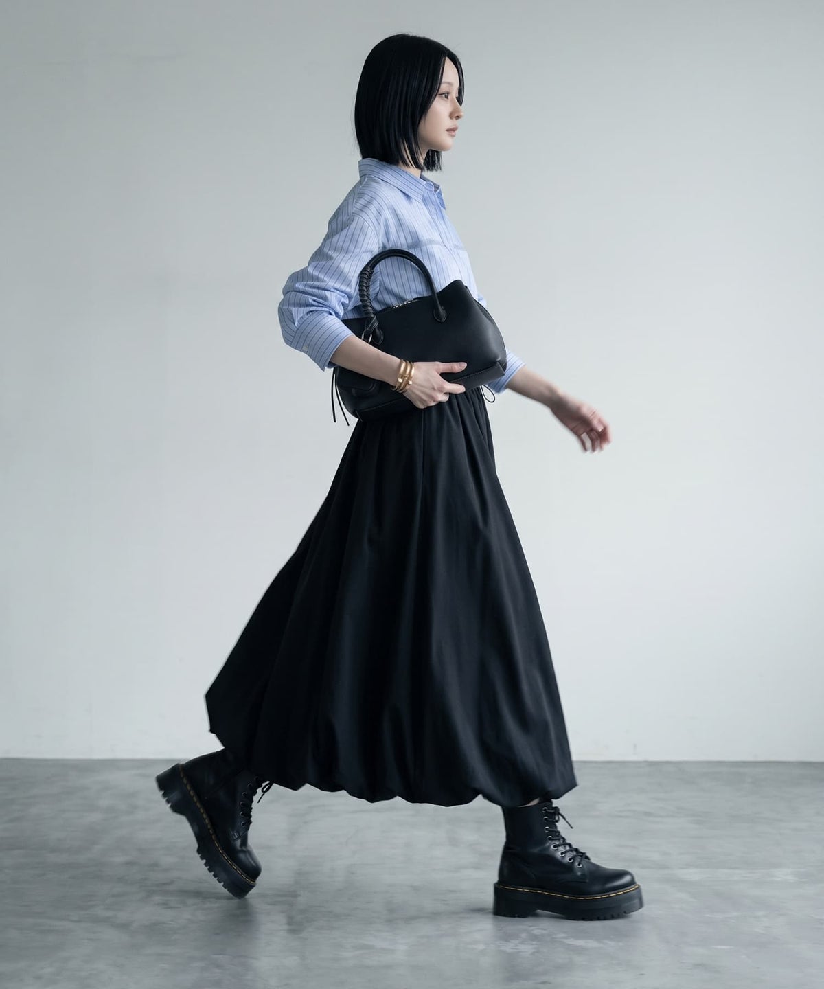 着用イメージ 170cm ブラック