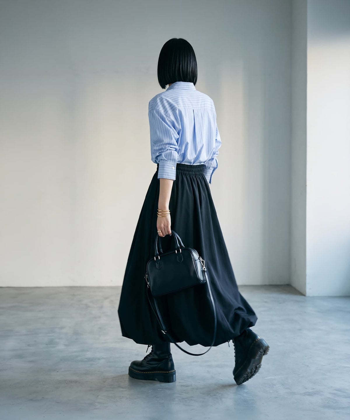 着用イメージ 170cm ブラック