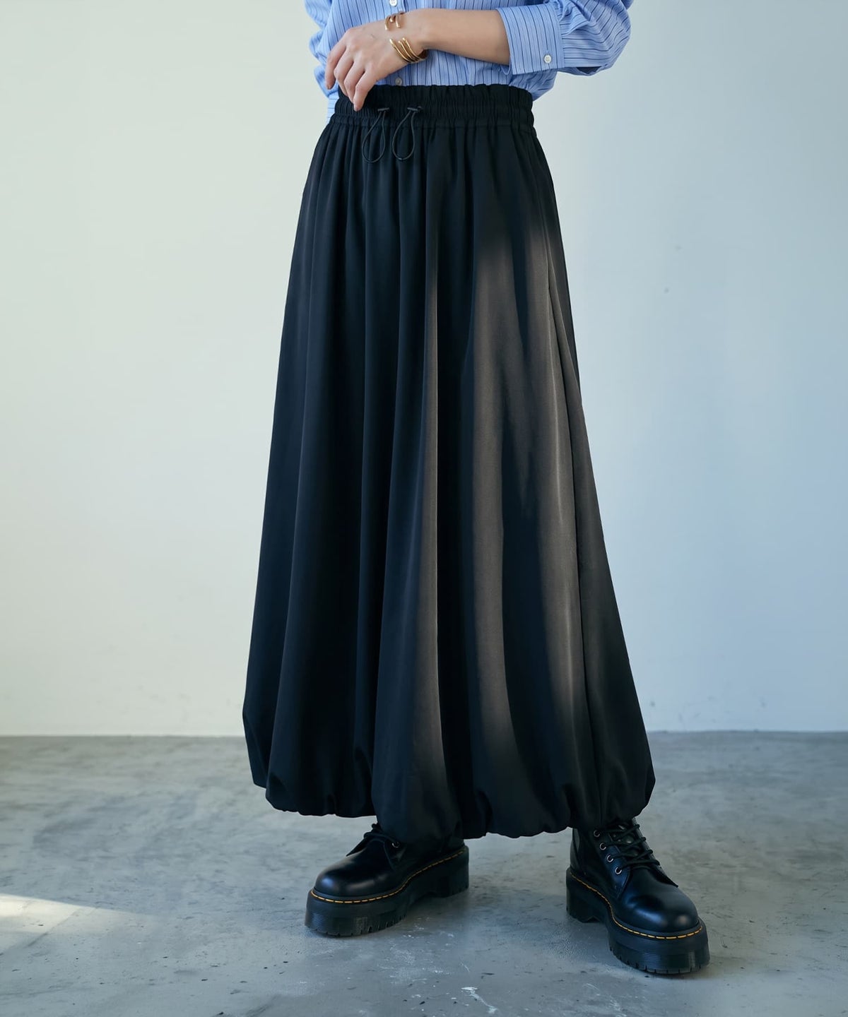 着用イメージ 170cm ブラック